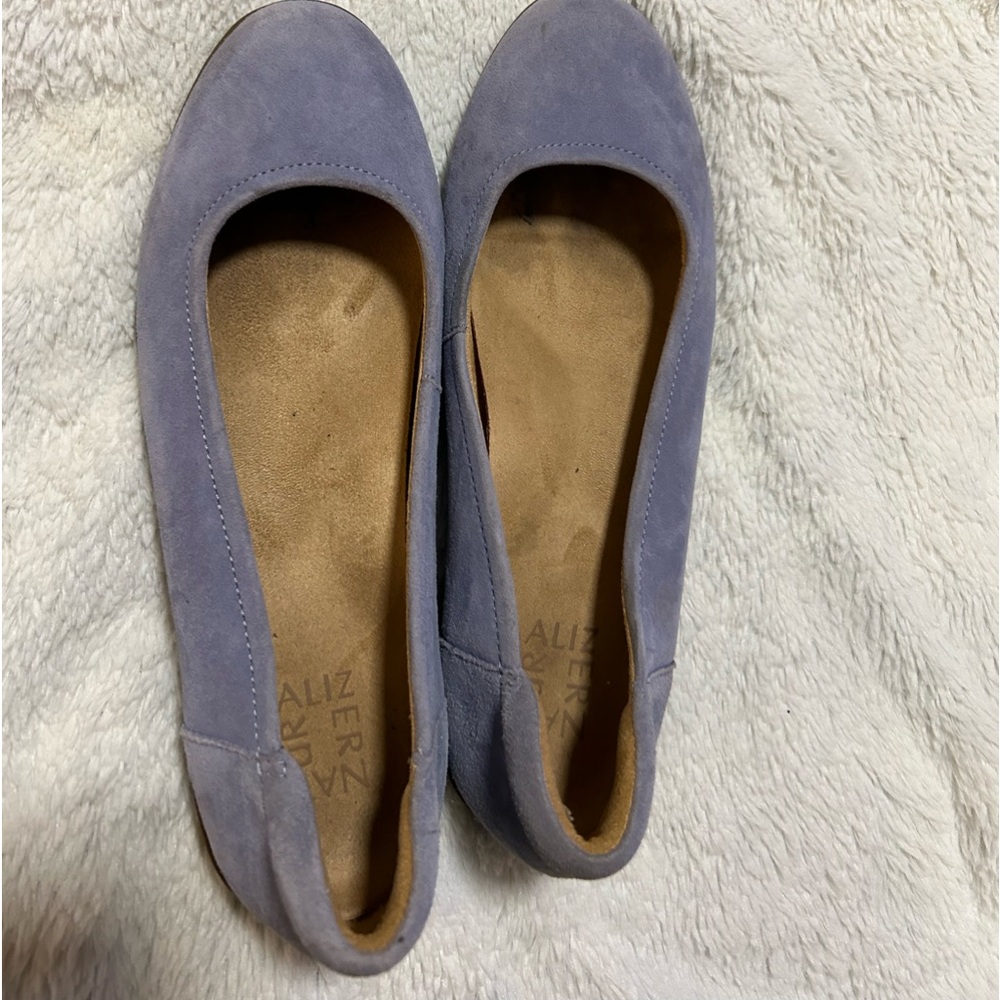 Lavender Naturalizer ballerina slip on flats size 9 - super comfy